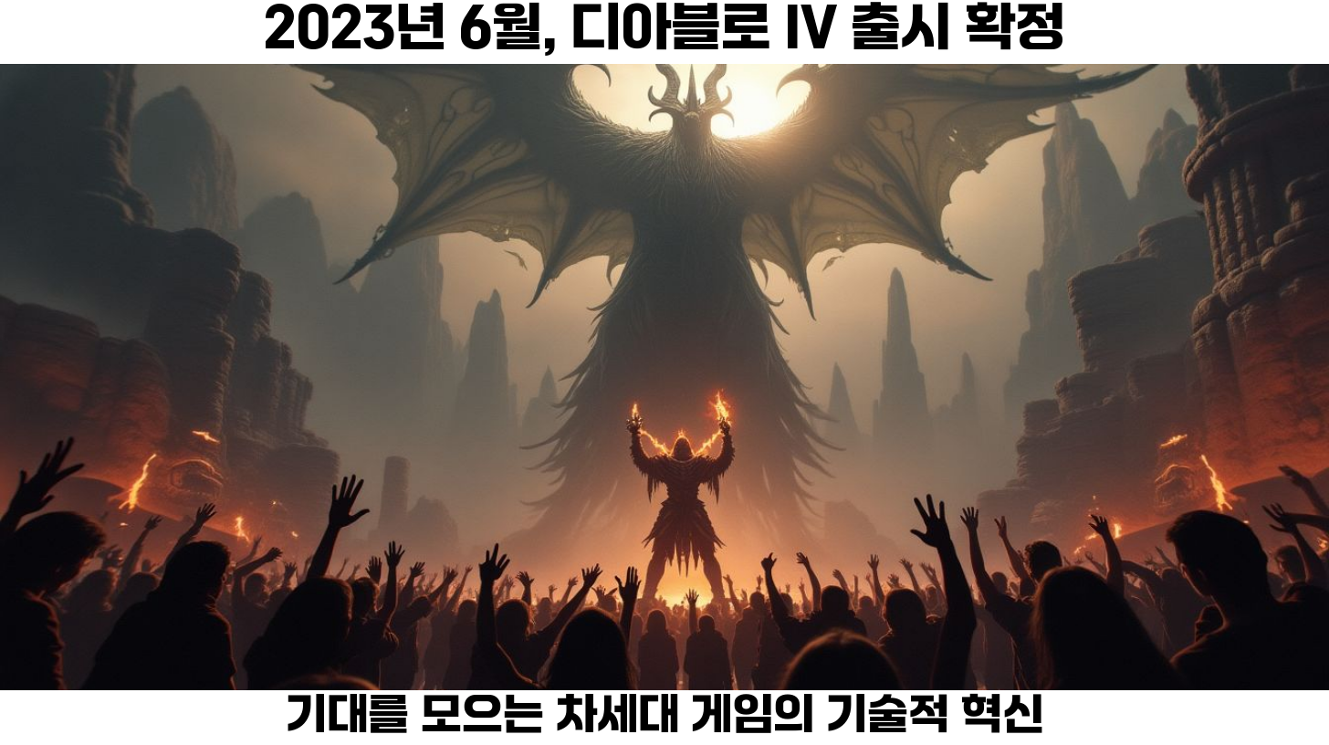 디아블로 IV 완벽 가이드: 블리자드 최신 게임 출시일과 캐릭터 클래스의 모든 것 3 게임 플레이 특징: 어떤 모험이 기다리고 있을까?