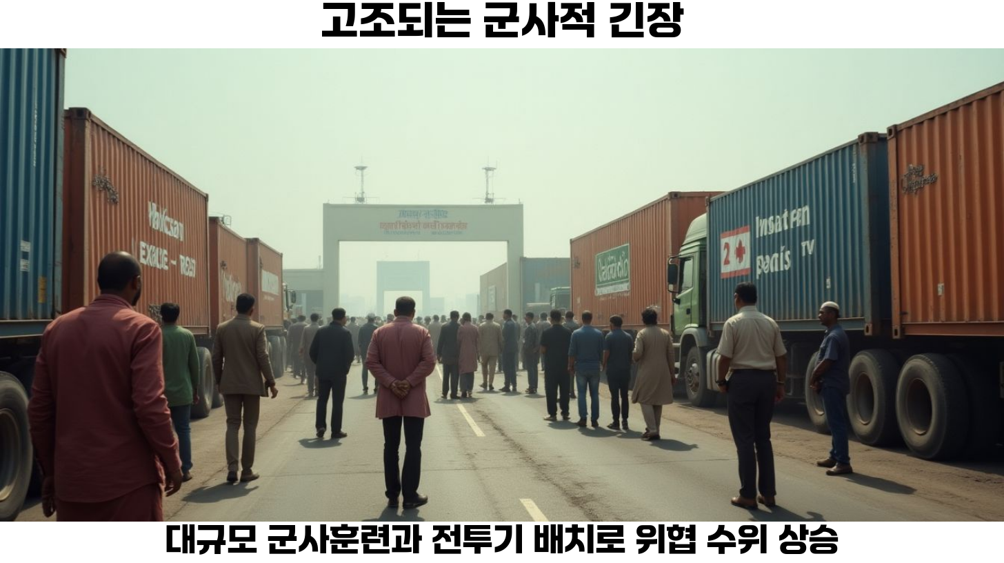 인도와 파키스탄 군사 긴장 고조: 전면전 가능성 증가 3 파키스탄 군사훈련