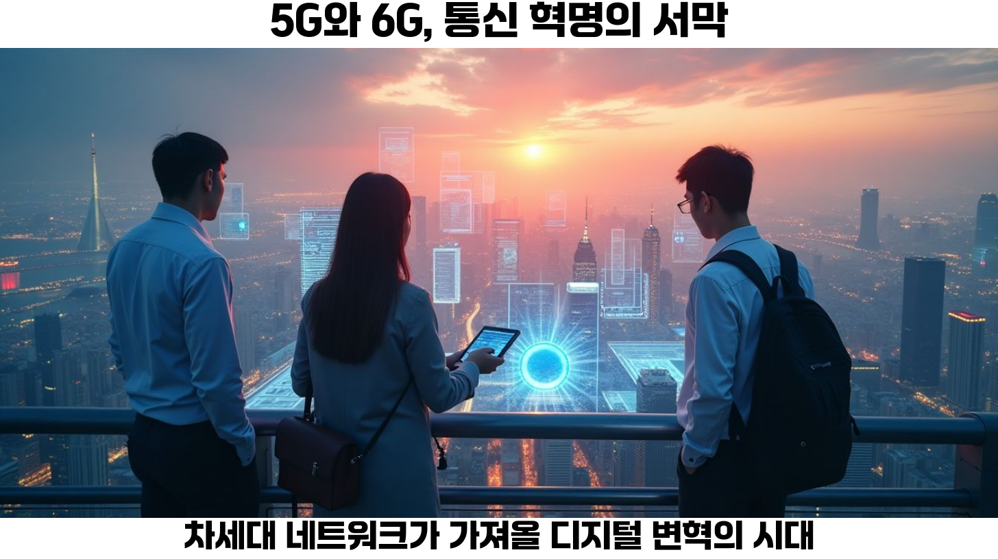 5G와 6G 통신의 혁신: 초고속 인터넷과 IoT 연결의 미래 2 5G 기술의 발전과 초고속 인터넷의 장점