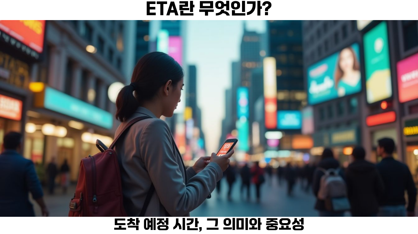 ETA란 무엇인가? 약어의 의미와 중요성
