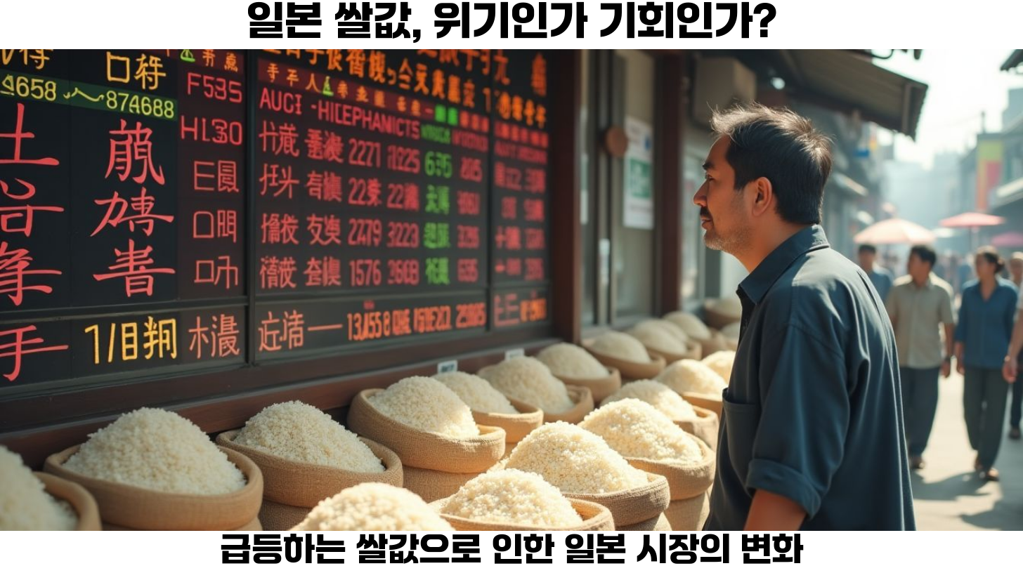 일본 쌀값 급등 현상