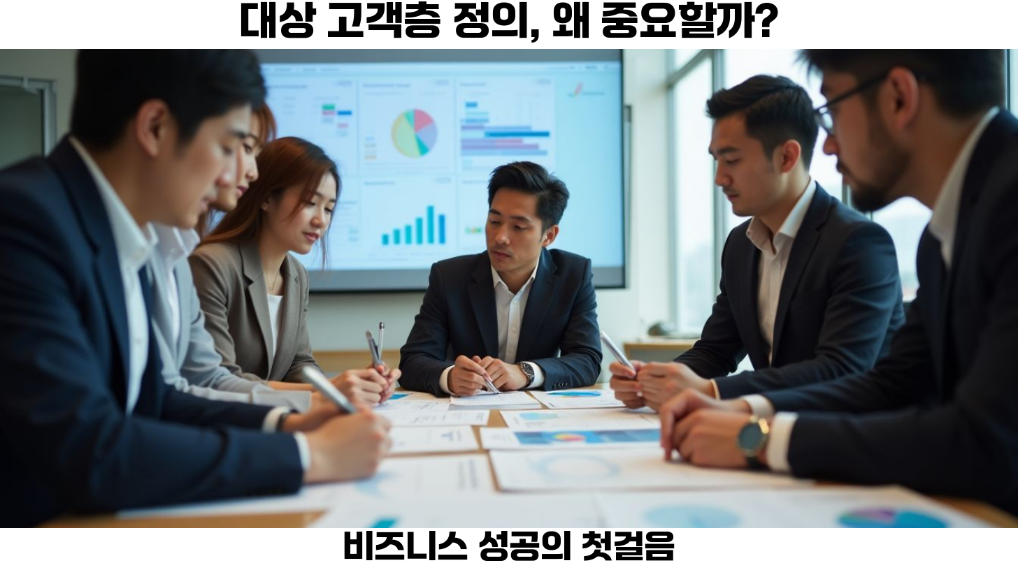 대상 고객층 정의: 성공적인 비즈니스를 위한 첫걸음 2 첫번째, 대상 고객층을 정의하는 것은 사업의 성공을 위한 핵심적인 요소입니다.
