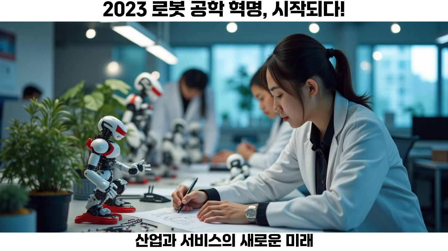 2023 로봇 공학 혁명: 산업용 로봇과 서비스 로봇의 미래를 탐구하다 2 로봇 공학 혁명
