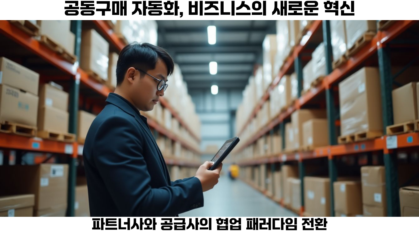 첫번째, 공동구매 자동화는 재고 관리 및 보충 과정을 크게 개선합니다.