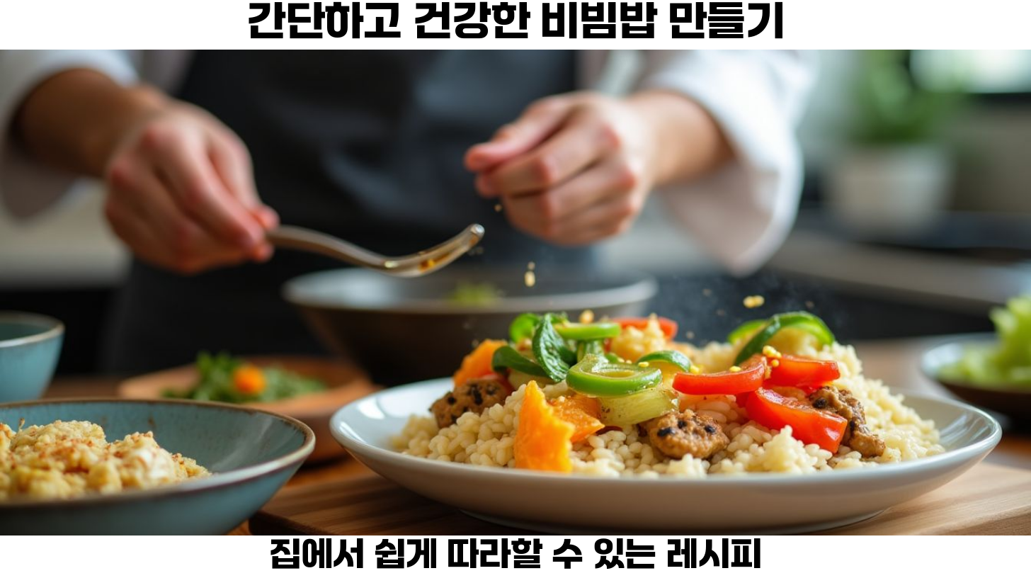 비빔밥의 매력: 건강식 한식 요리 레시피와 한국 음식 문화 탐방 4 비빔밥 재료 준비하기