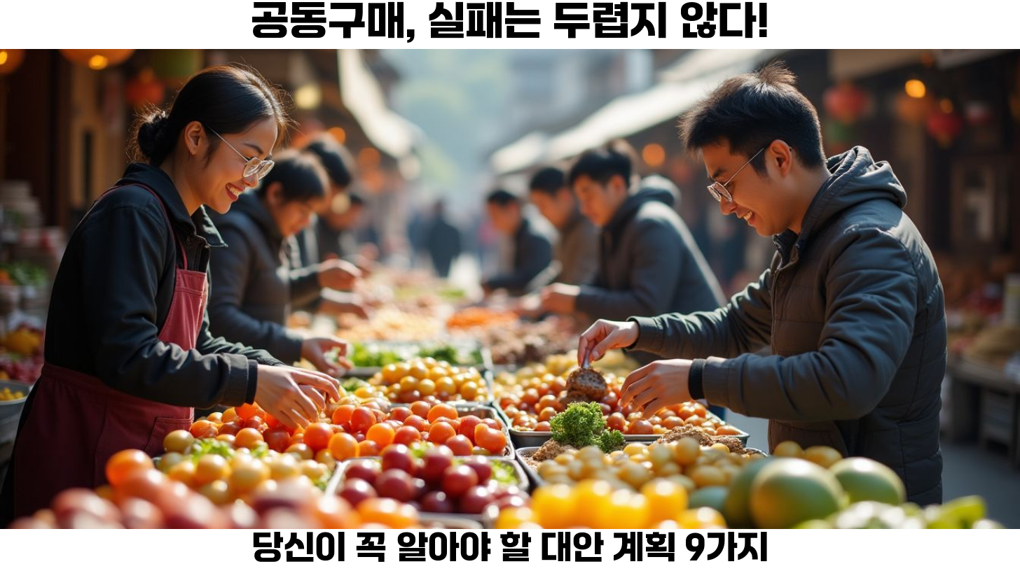 공동구매 실패 시, 알아두어야 할 대안 계획 9가지 2 첫번째 공동구매는 많은 사람들이 함께 구매하여 단가를 낮추고, 규모의 경제를 실현할 수 있는 매력적인 구매 방식입니다.