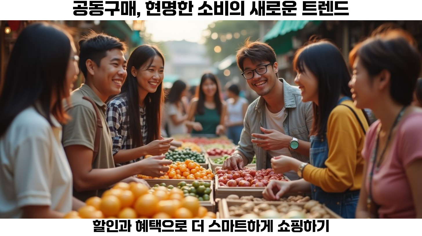 첫번째, 공동구매의 가장 큰 장점은 비용 절감 효과입니다.