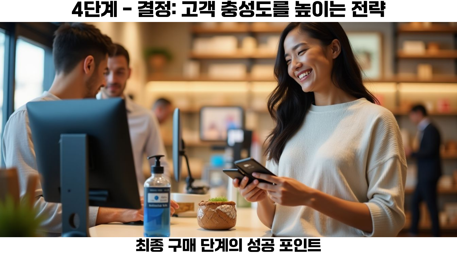 고객 구매 여정을 지원하기 위한 정보는 각 단계에 맞춰 제공되어야 합니다.