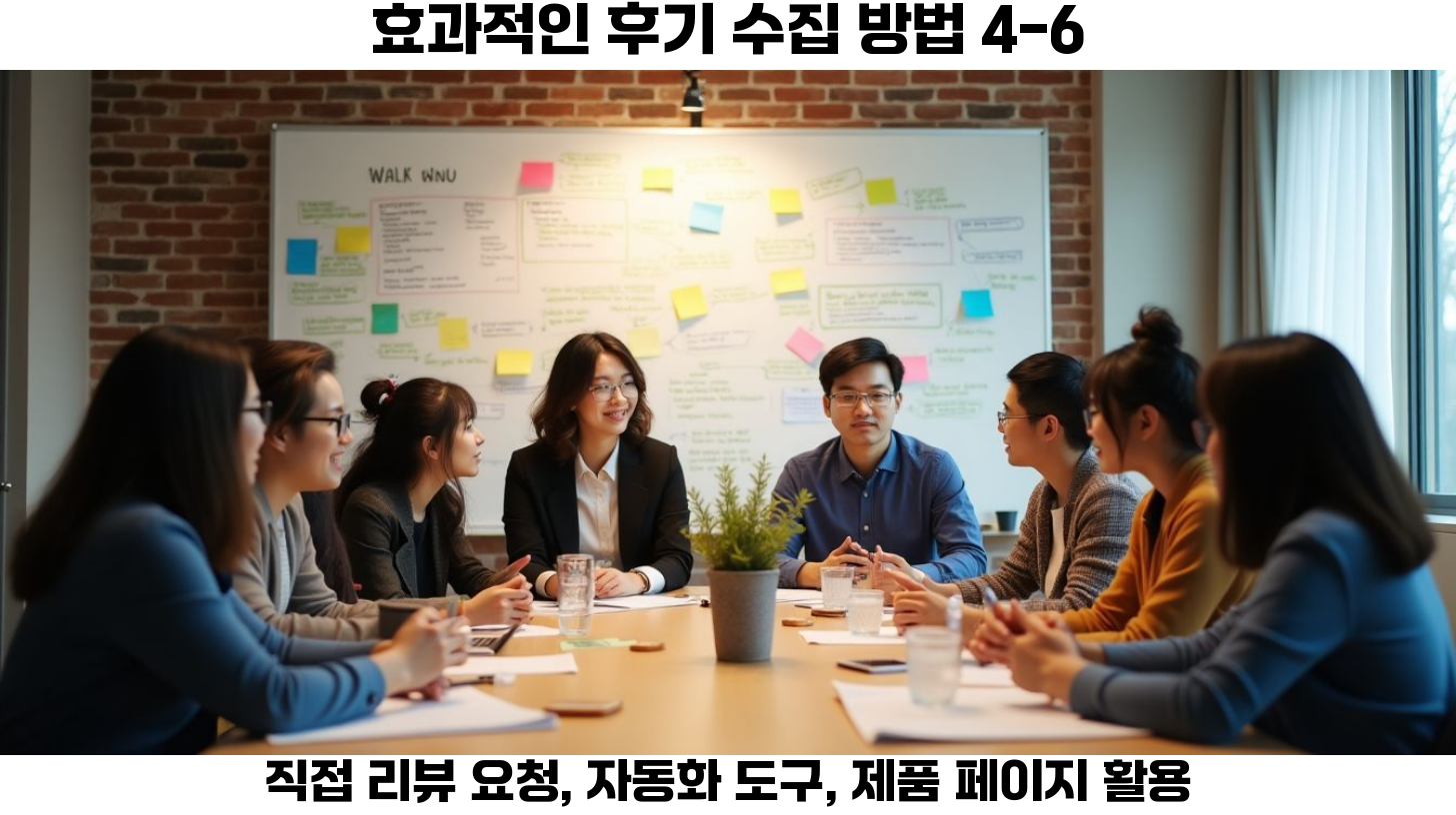 고객 후기를 효과적으로 수집하는 방법 8가지 4 네번째, 제품 사용 후 직접 리뷰를 요청하는 것입니다.