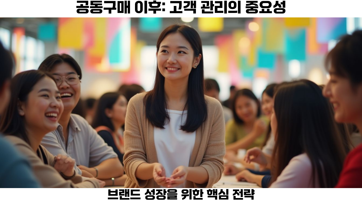 공동구매 종료 후 고객 관리 전략: 충성도와 성장의 길을 열다 2 고객 관리 전략 이미지