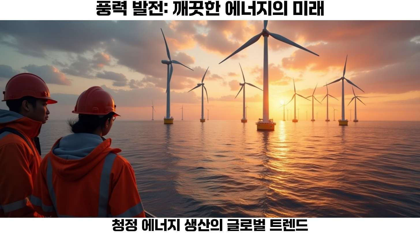 재생 에너지의 미래: 태양광, 풍력, 수소 에너지와 에너지 저장의 혁신 4 풍력 발전의 성장세