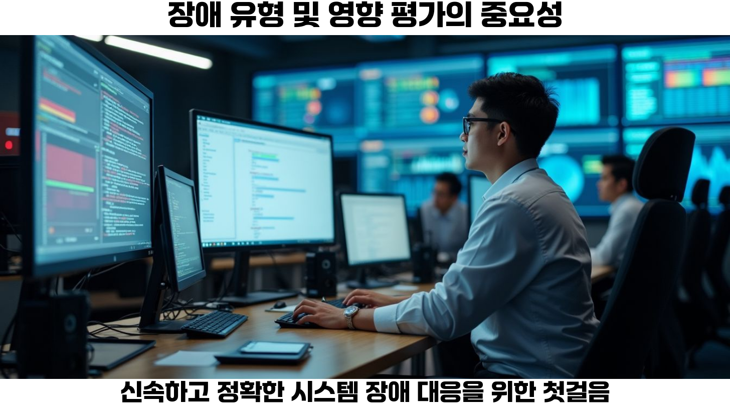 장애가 발생할 수 있는 다양한 유형을 정확히 식별