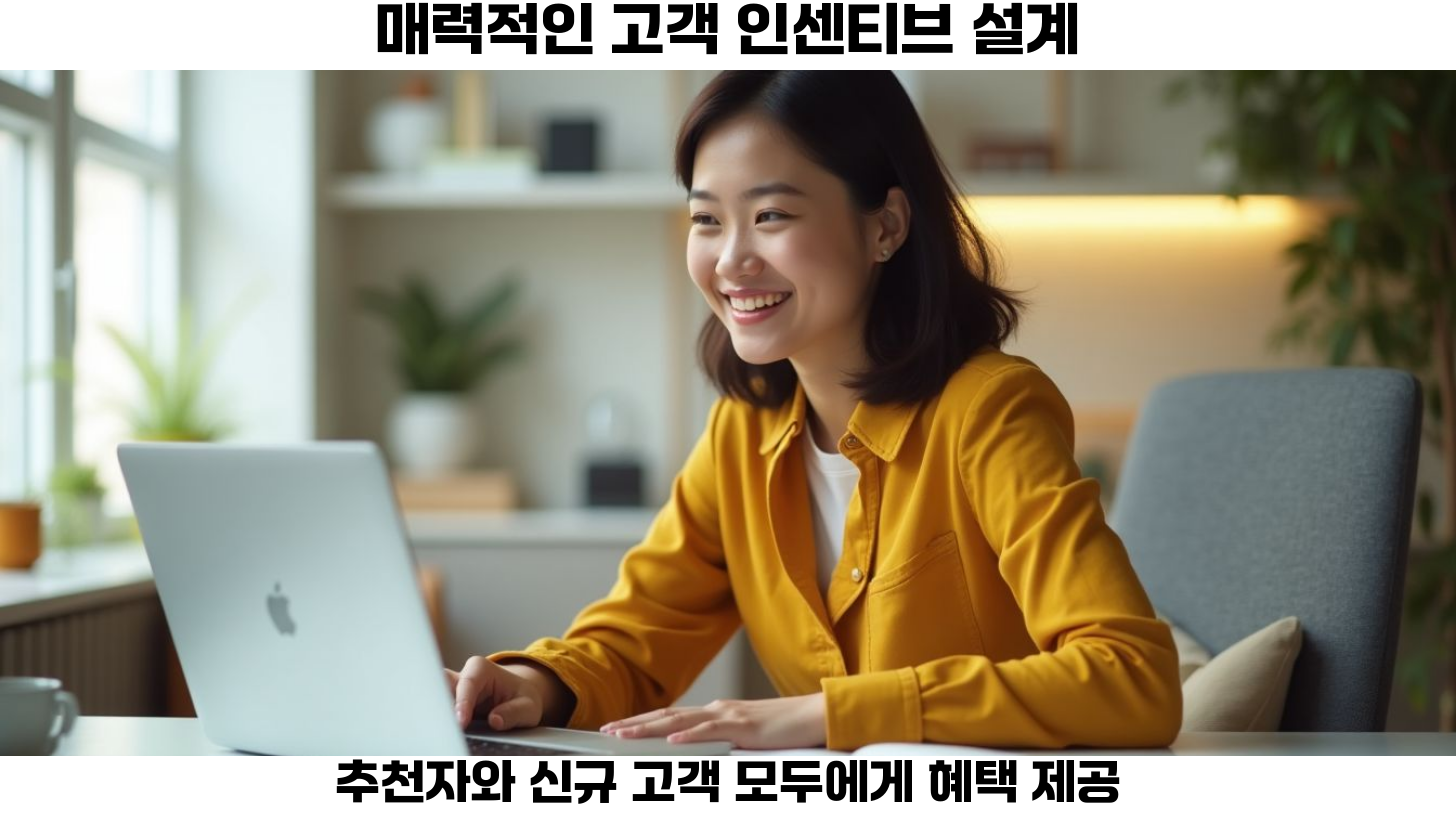 고객 추천을 자연스럽게 유도하는 방법입니다.