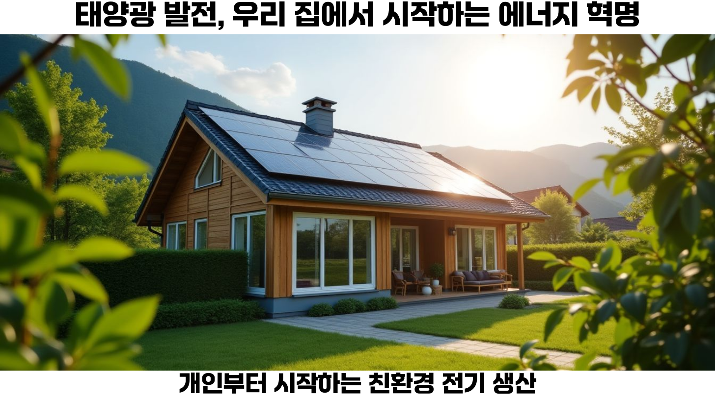 2023년 재생 에너지 혁명: 태양광, 풍력, 수소 에너지로 지속 가능한 미래 만들기 3 태양광 발전의 원리와 장점