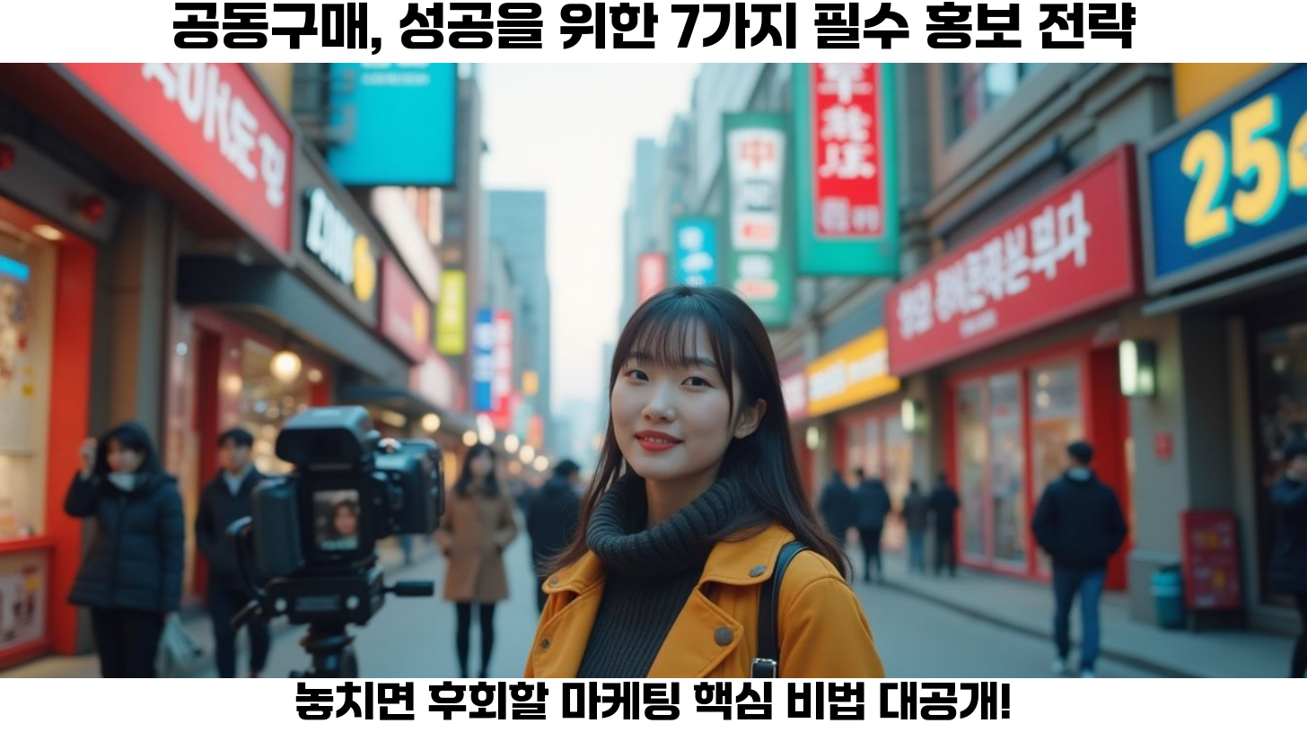 공동구매 성공을 위한 지속적인 홍보 전략 7가지 2 공동구매는 현대 소비자들에게 굉장히 매력적인 구매 방식입니다.