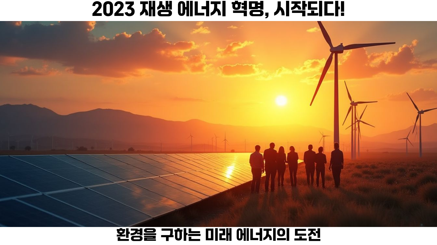 2023 재생 에너지 혁명: 태양광, 풍력, 수소 에너지의 미래 2 태양광 발전의 최신 기술과 응용