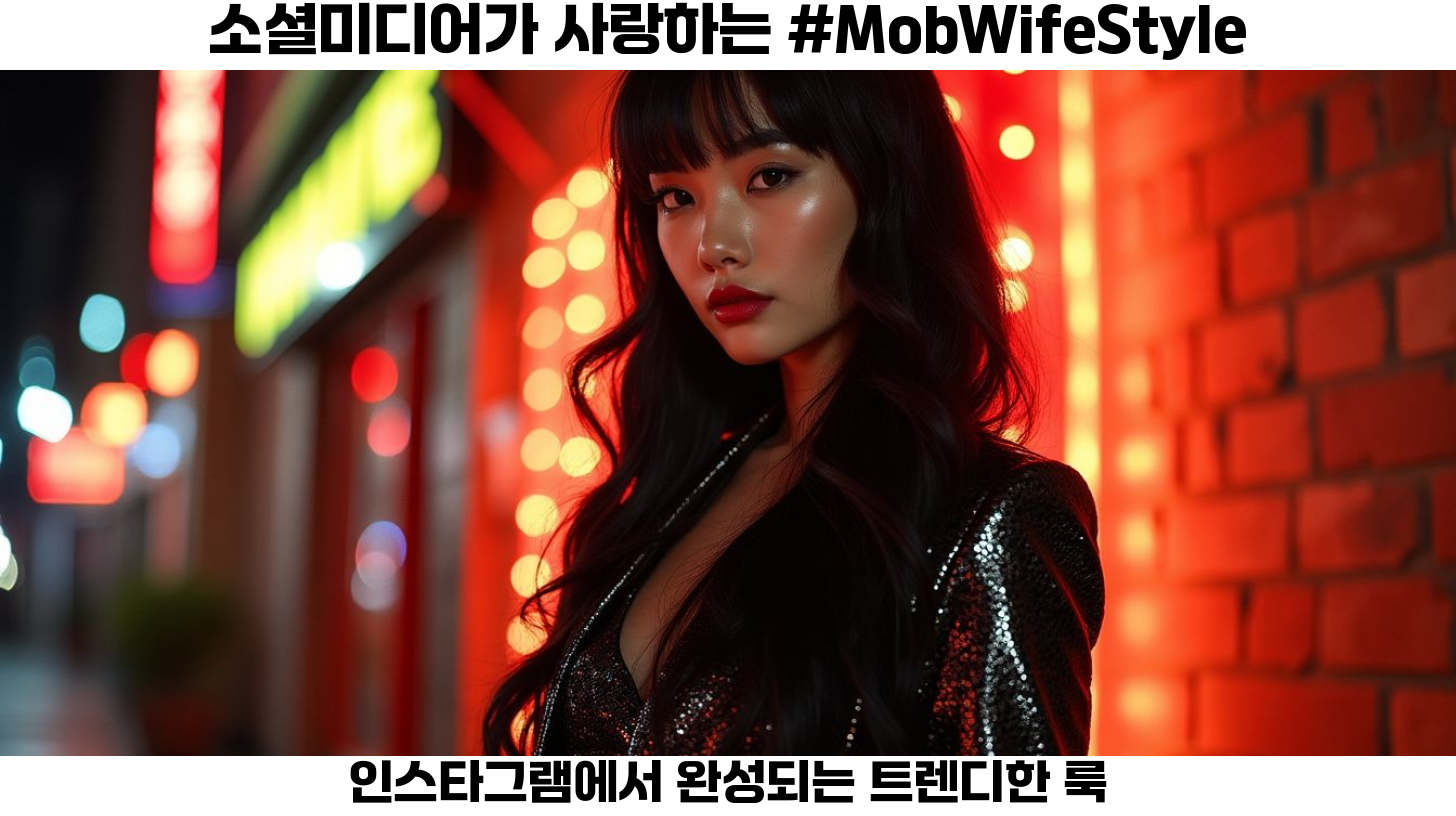 모브 와이프 미학: 마피아 스타일의 패션 트렌드와 완벽한 의상 코디 5 모브 와이프 패션 커뮤니티