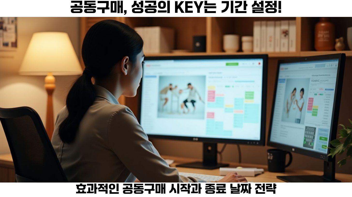 공동구매의 시작과 종료 날짜 설정하기: 성공적인 판매를 위한 필수 가이드 2 첫번째, 공동구매의 시작 날짜 설정 과정부터 살펴보겠습니다.