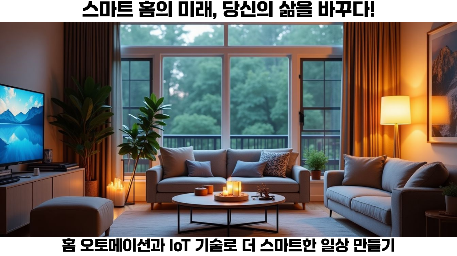 스마트 홈의 미래: 홈 오토메이션과 IoT 가전으로 편리하고 안전한 생활하기 2 스마트 홈의 미래