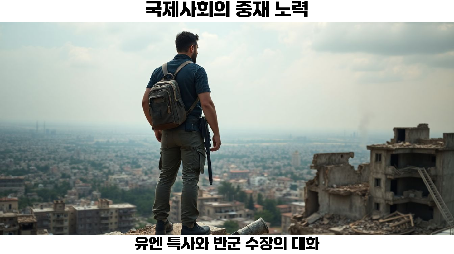 시리아 반군 수장, 유엔 특사와의 회담 통해 정치 전환의 새로운 길 모색 4 정치 전환을 위한 시리아 반군의 전략과 비전