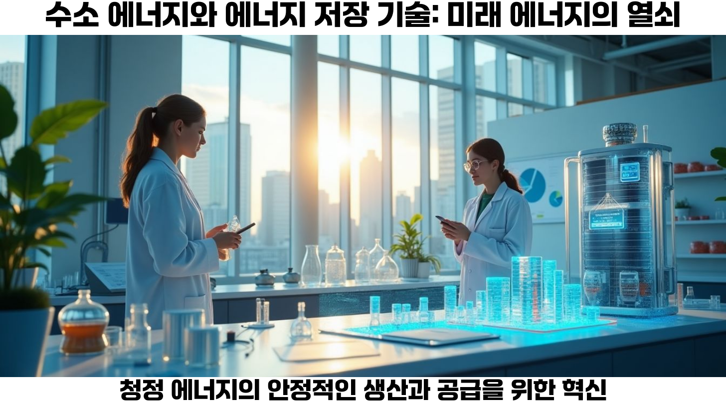 재생 에너지의 미래: 태양광, 풍력, 수소 에너지와 에너지 저장의 혁신 5 효율적인 에너지 저장 솔루션