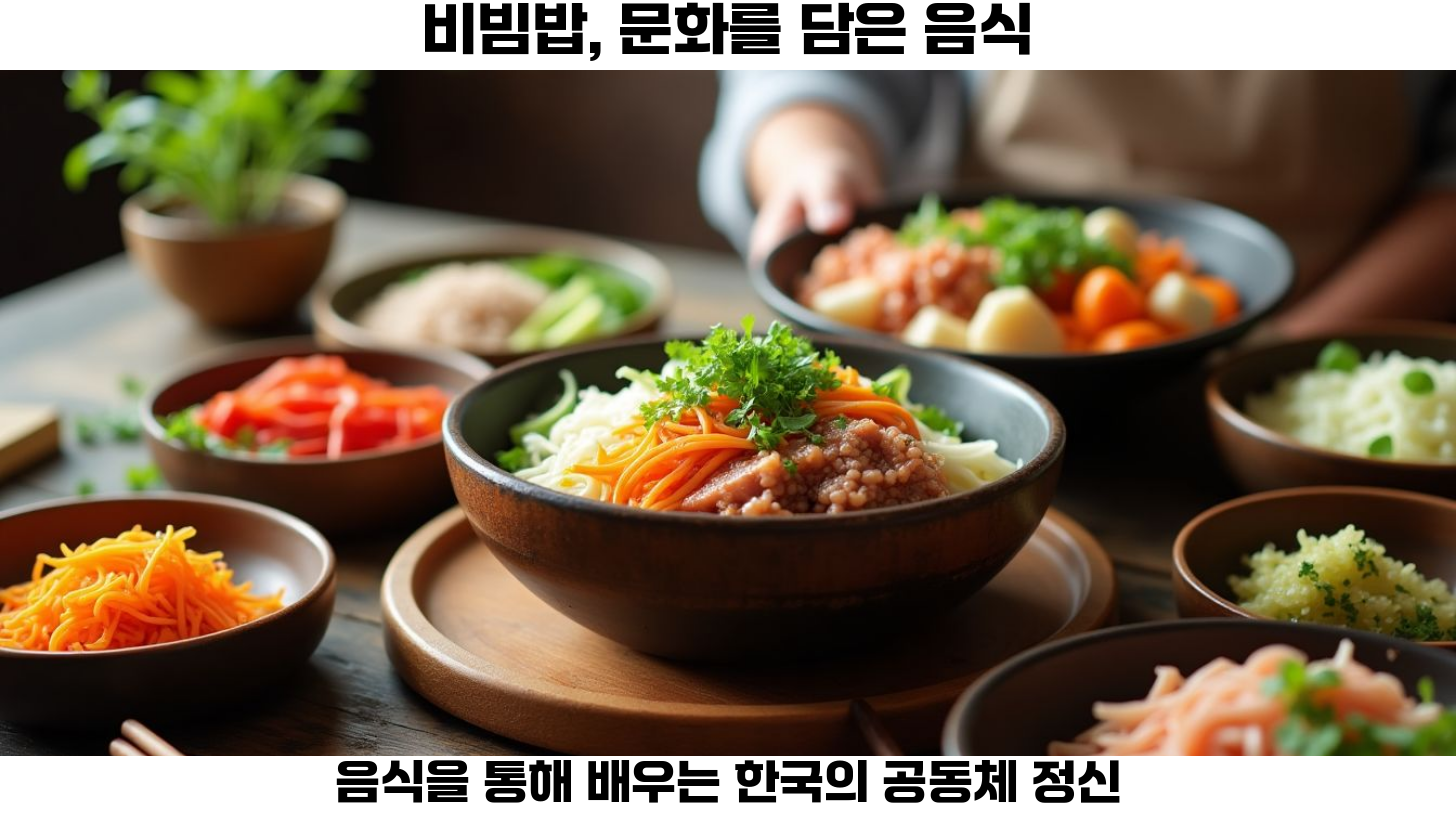 비빔밥의 매력: 건강식 한식 요리 레시피와 한국 음식 문화 탐방 5 비빔밥 준비 이미지