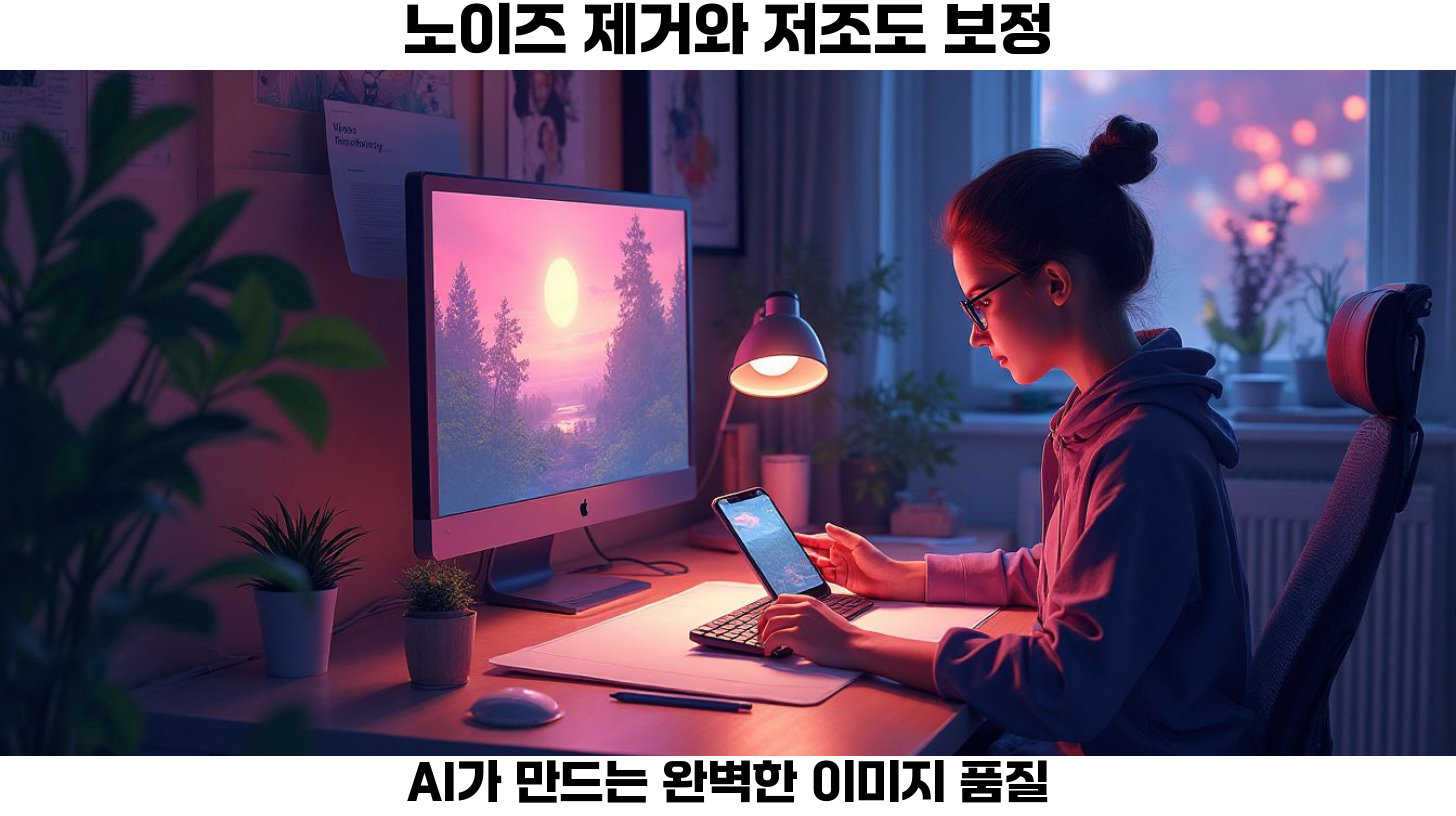 저조도 이미지 보정으로 빛나는 순간 캡쳐하기