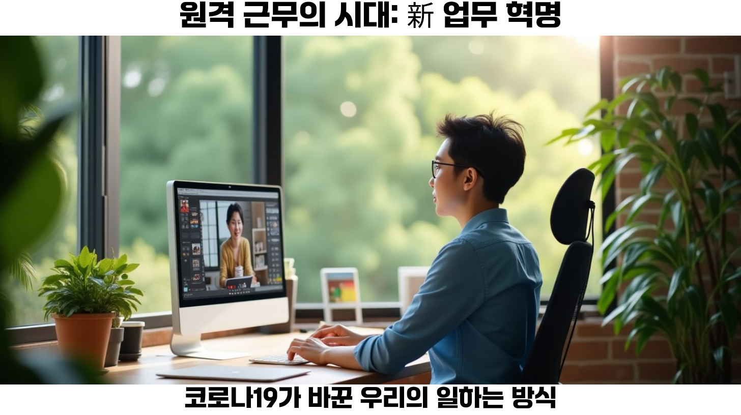 원격 근무의 미래: 재택근무와 하이브리드 워크의 슬기로운 활용법 2 원격 근무의 장점: 시간과 장소의 제약을 넘어서