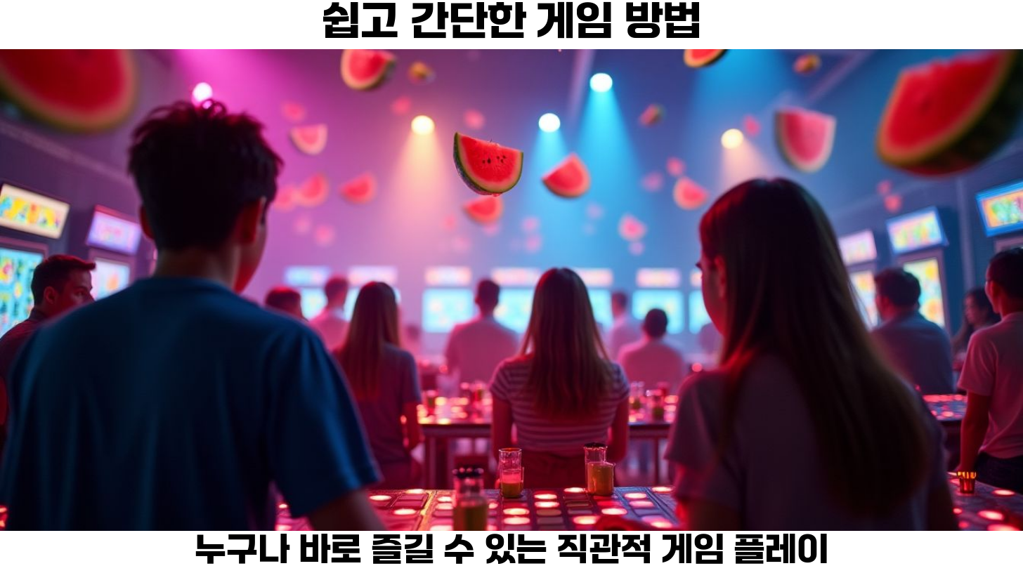 모바일 퍼즐 게임 수박 게임의 기본 방법과 팁