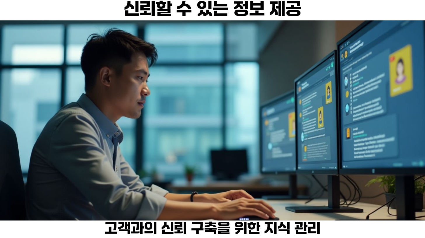 정확한 정보의 제공