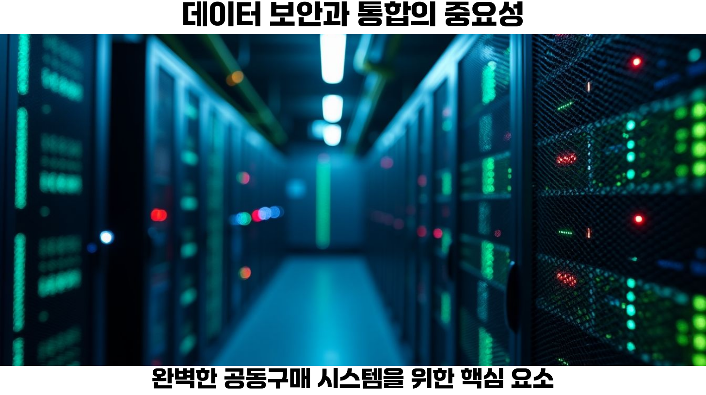 공동구매 자동화 도입 시 IT 인프라 요구 사항 완벽 가이드 3 데이터와 보안 관련 이미지