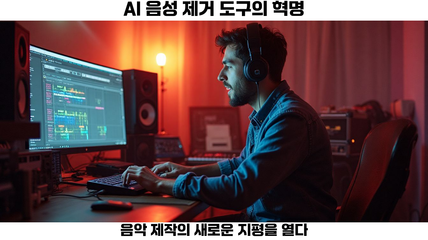 AI 음성 제거 도구로 보컬 트랙 분리하고 카라오케 트랙 생성하기 2 AI 기반의 음성 제거 기술의 원리와 장점