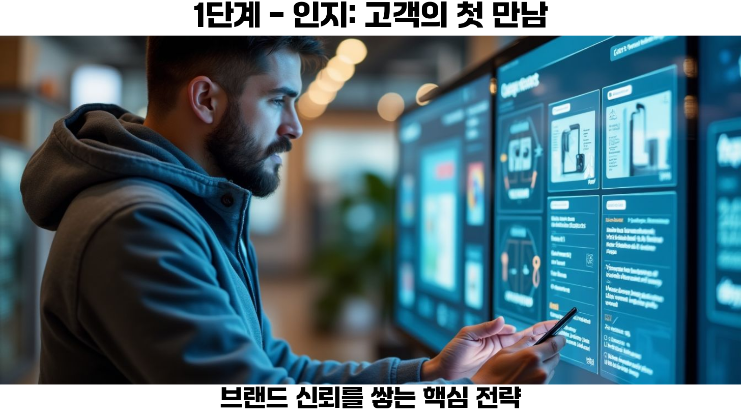 고려 단계에서 고객이 다양한 대안을 비교하고 평가하는 순간입니다.