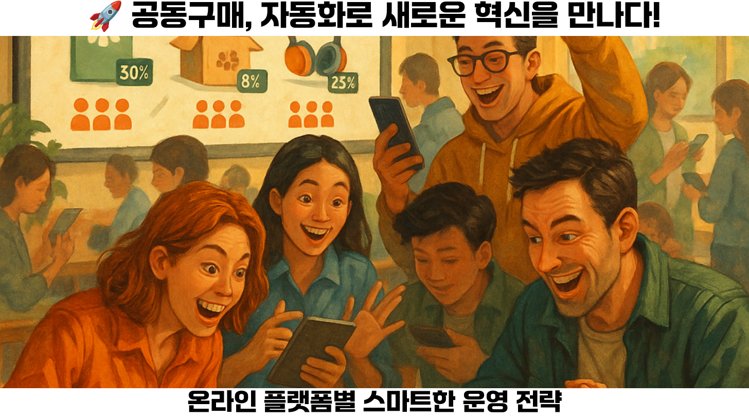 자동화로 더욱 편리한 공동구매: 채널별 전략 총정리 2 #공동구매 #자동화 #네이버밴드 #카톡오픈채팅 #블로그 #인스타그램 #마케팅전략 #소셜미디어 #온라인쇼핑