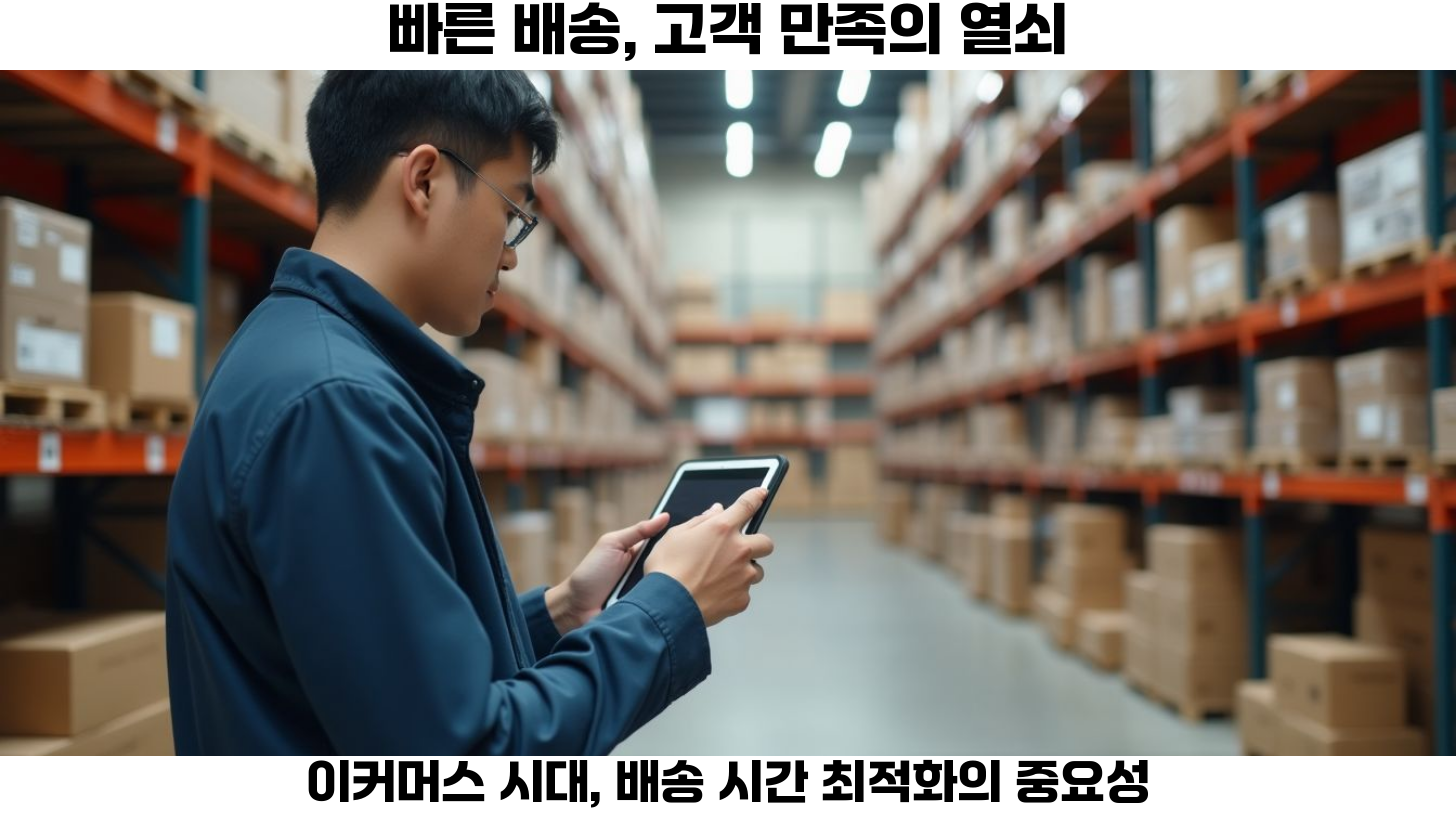 효율적인 제품 배송: 시간을 최소화하는 전략과 기술 2 효율적인 제품 배송