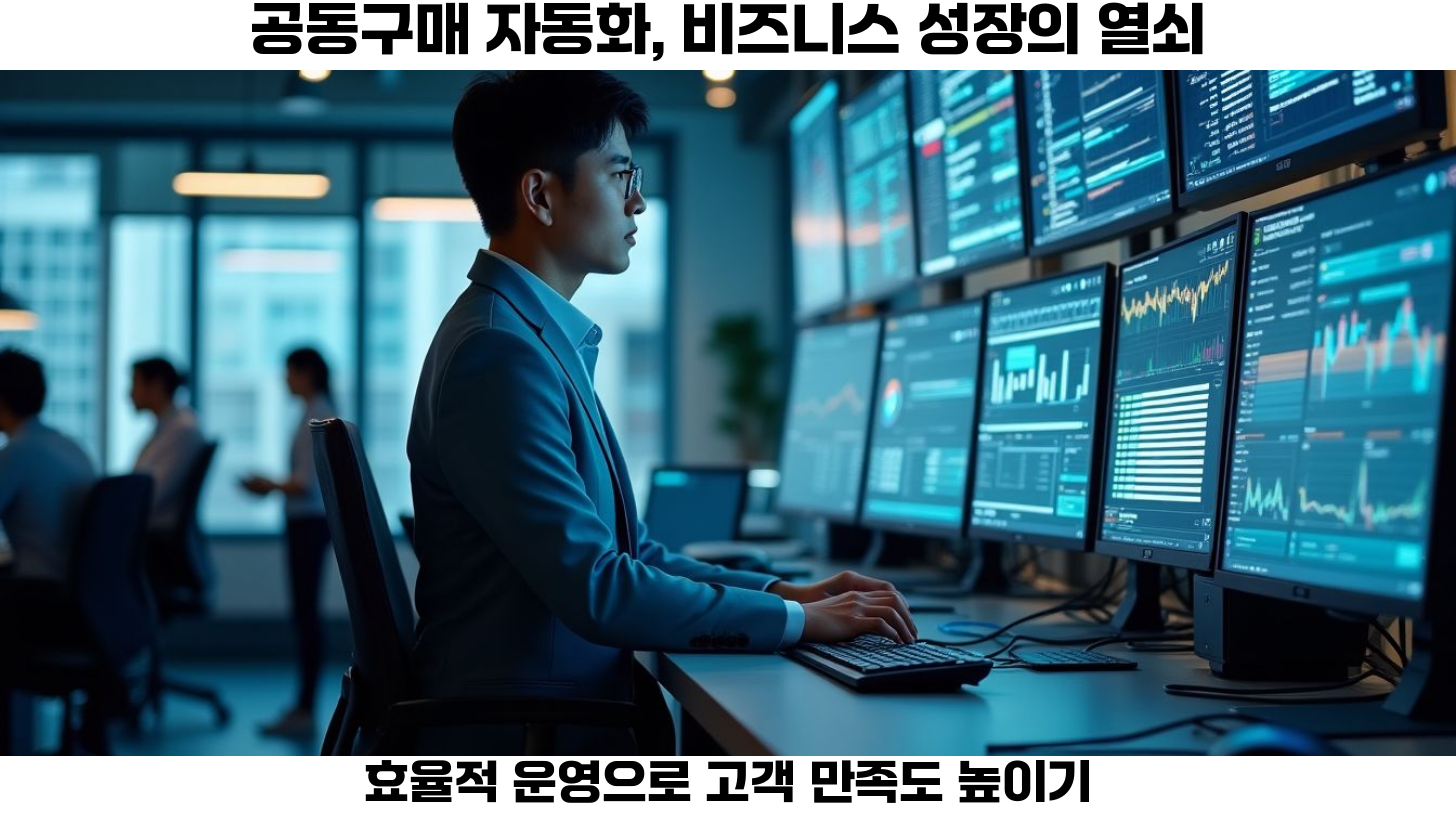 공동구매 자동화와 재구매율 향상: 연계 전략의 모든 것 2 첫번째, 자동화 시스템의 효율적 운영이 핵심입니다.