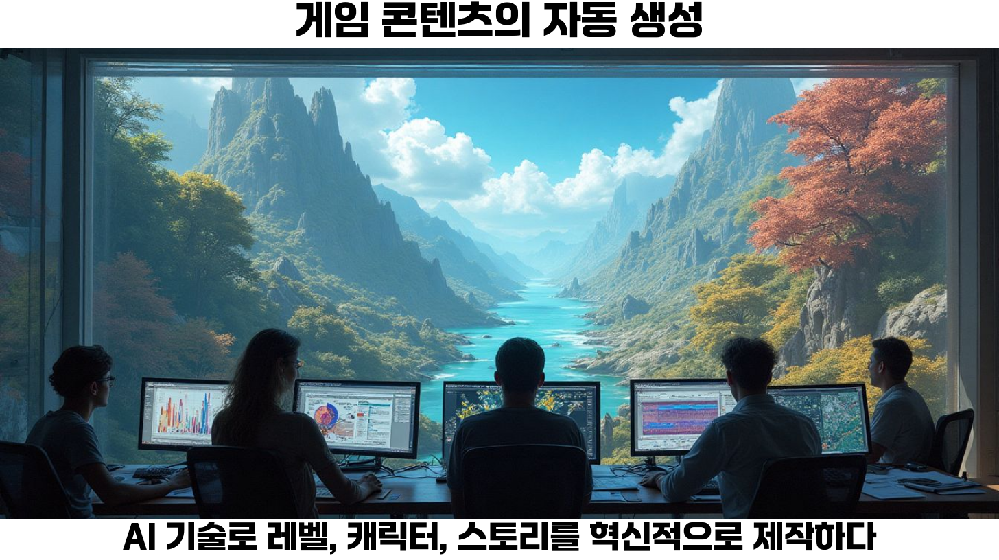 게임 콘텐츠 자동 생성