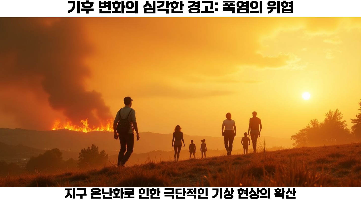 폭염의 원인과 기후 변화의 연관성