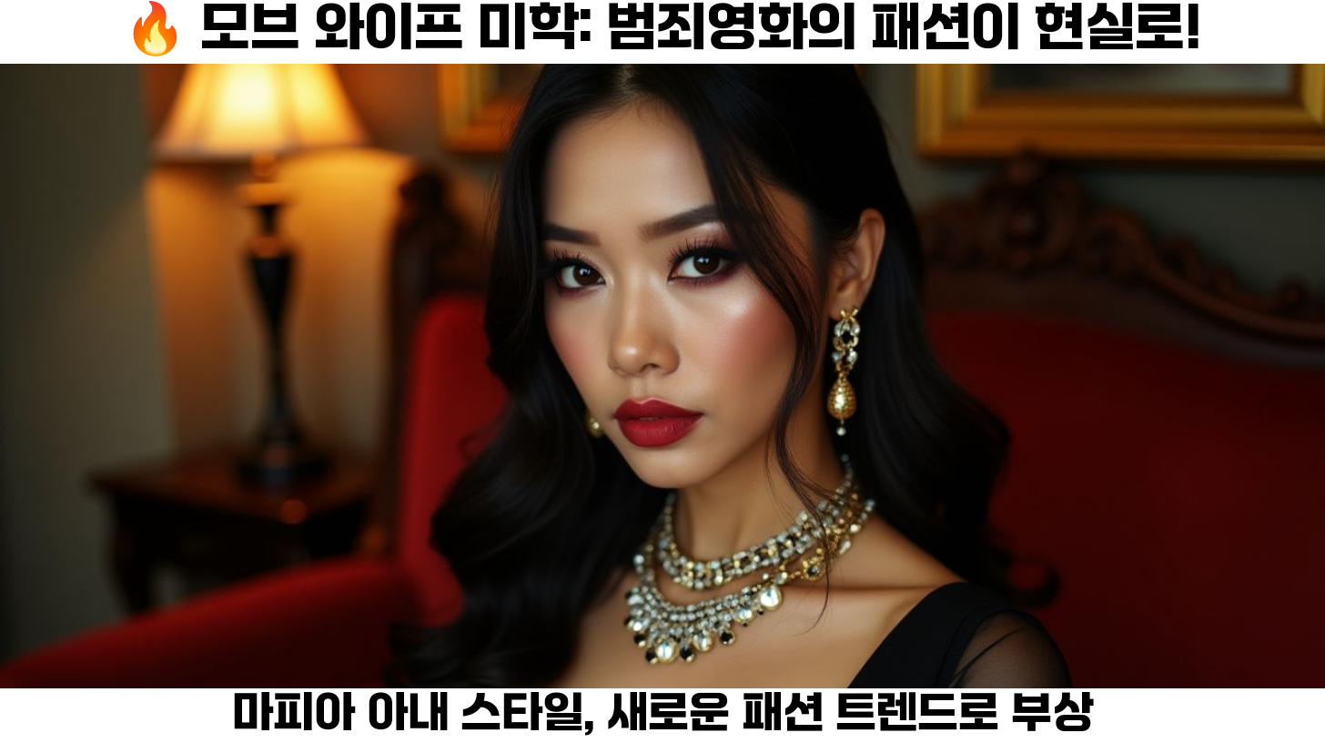 모브 와이프 미학: 마피아 스타일의 패션 트렌드와 완벽한 의상 코디 2 모브 와이프 미학이란 무엇인가? 그 배경과 의미