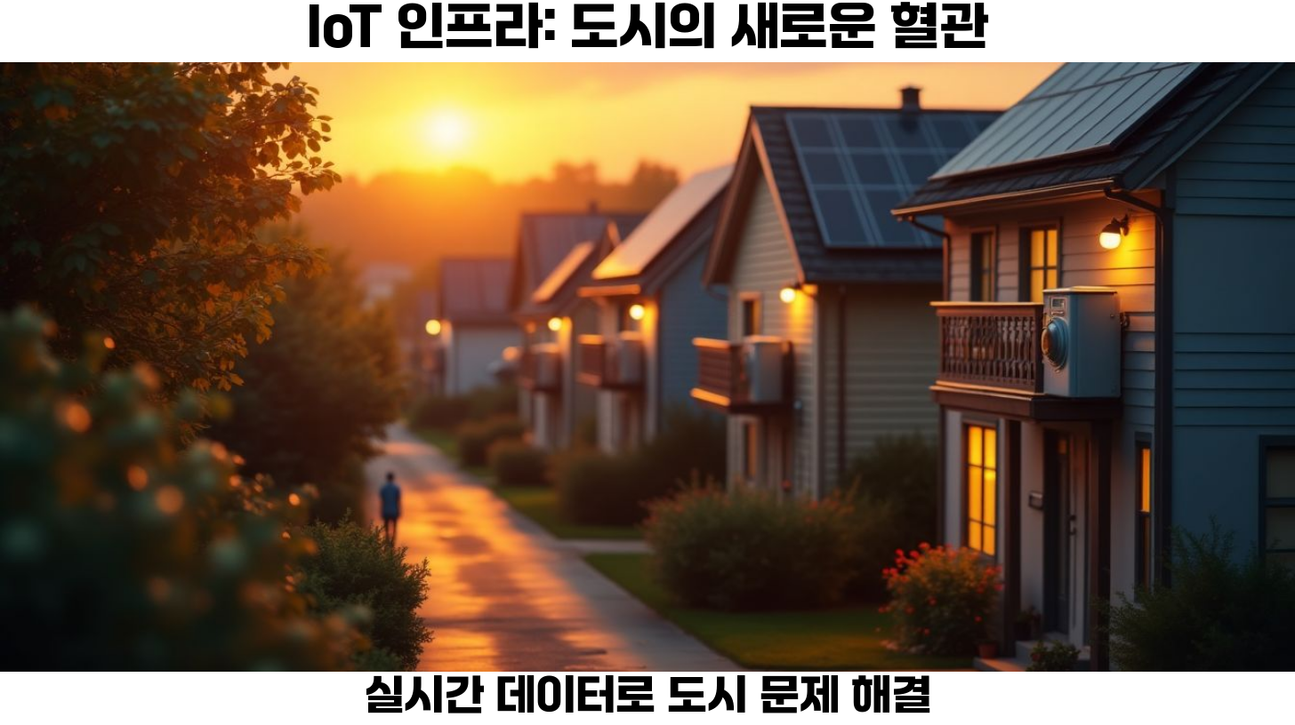 스마트 시티: IoT 인프라와 자율주행차가 만드는 새로운 도시 계획 3 IoT 인프라: 도시의 연결성을 높이는 핵심 기술