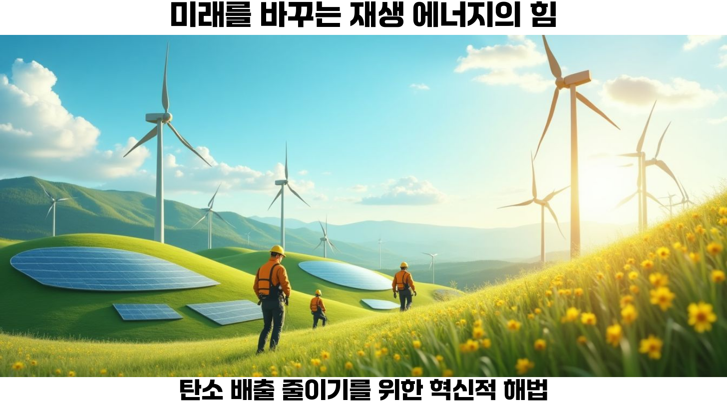 기후 변화의 현재: 지구 온난화와 탄소 배출 문제 해결을 위한 재생 에너지의 역할 4 재생 에너지