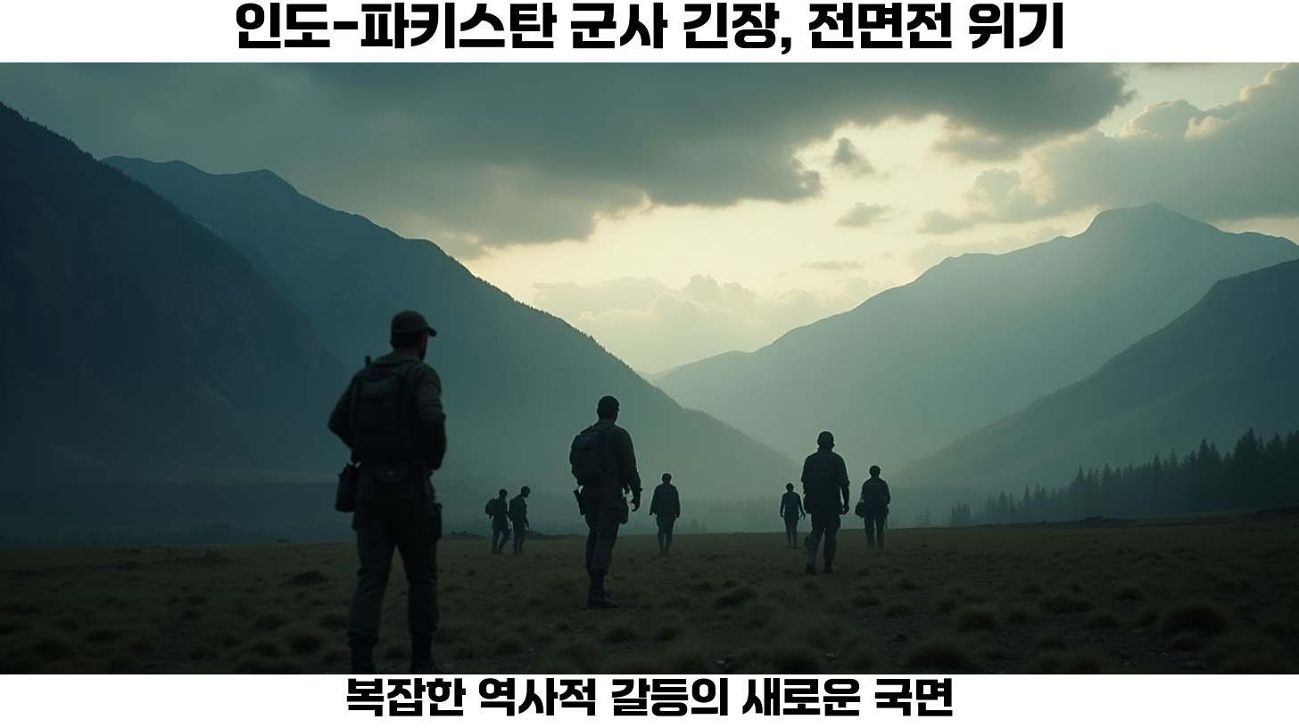 인도-파키스탄 군사 긴장 고조, 전면전 가능성 우려 2 인도-파키스탄 긴장 고조