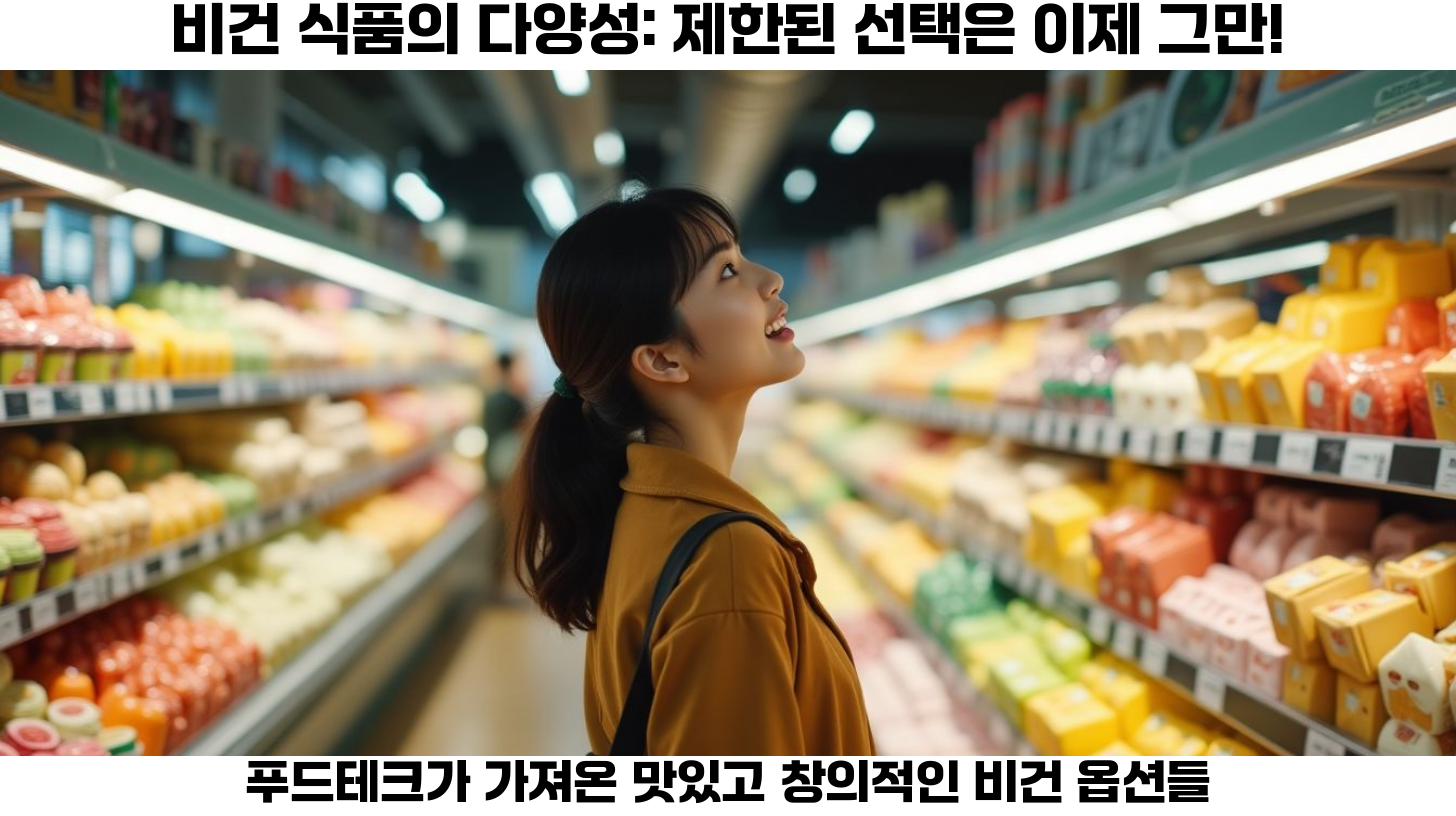 대체육과 비건 식품의 혁신: 식물성 식품으로 친환경 식단 즐기기 4 푸드테크와 대체육