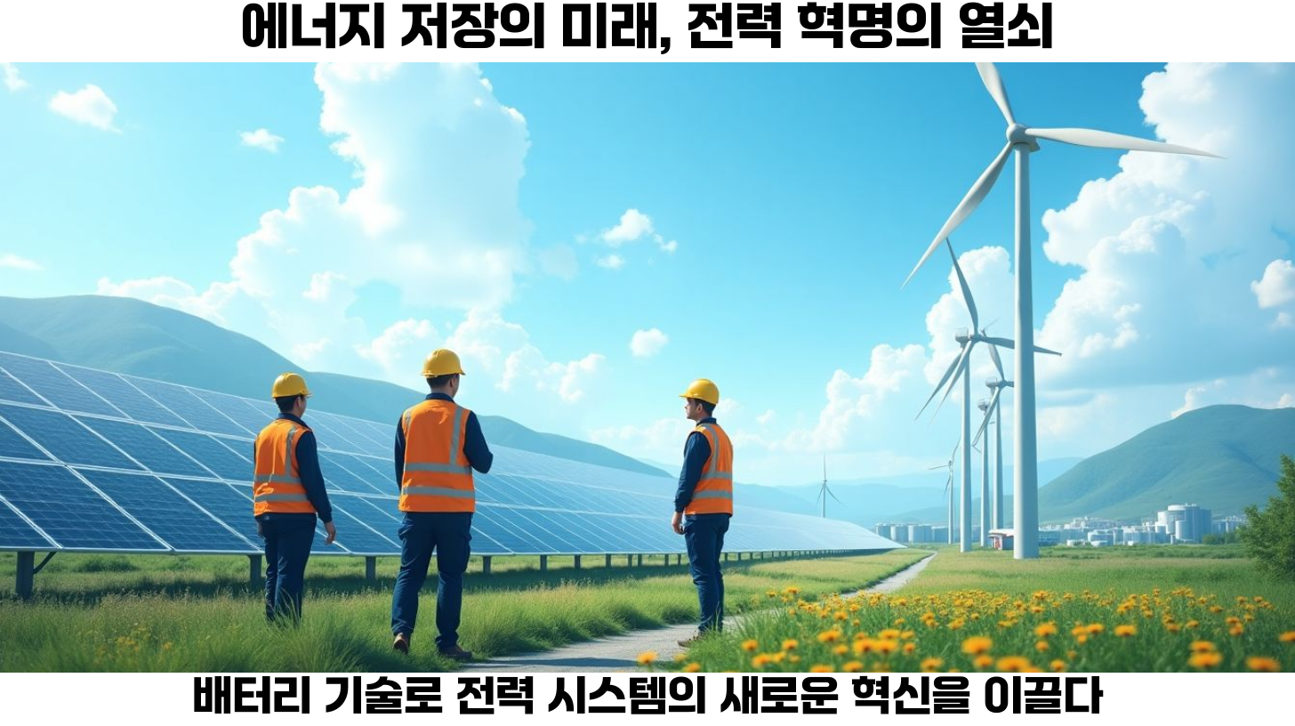 에너지 저장의 혁신: 배터리 기술로 전력 저장과 그리드 안정화의 미래를 열다 2 배터리 기술의 발전이 에너지 저장에 미치는 영향