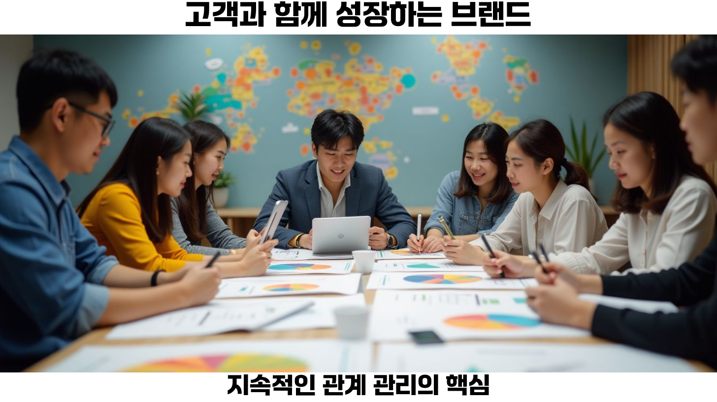 공동구매 종료 후 고객 관리 전략: 충성도와 성장의 길을 열다 5 브랜드 성장 이미지