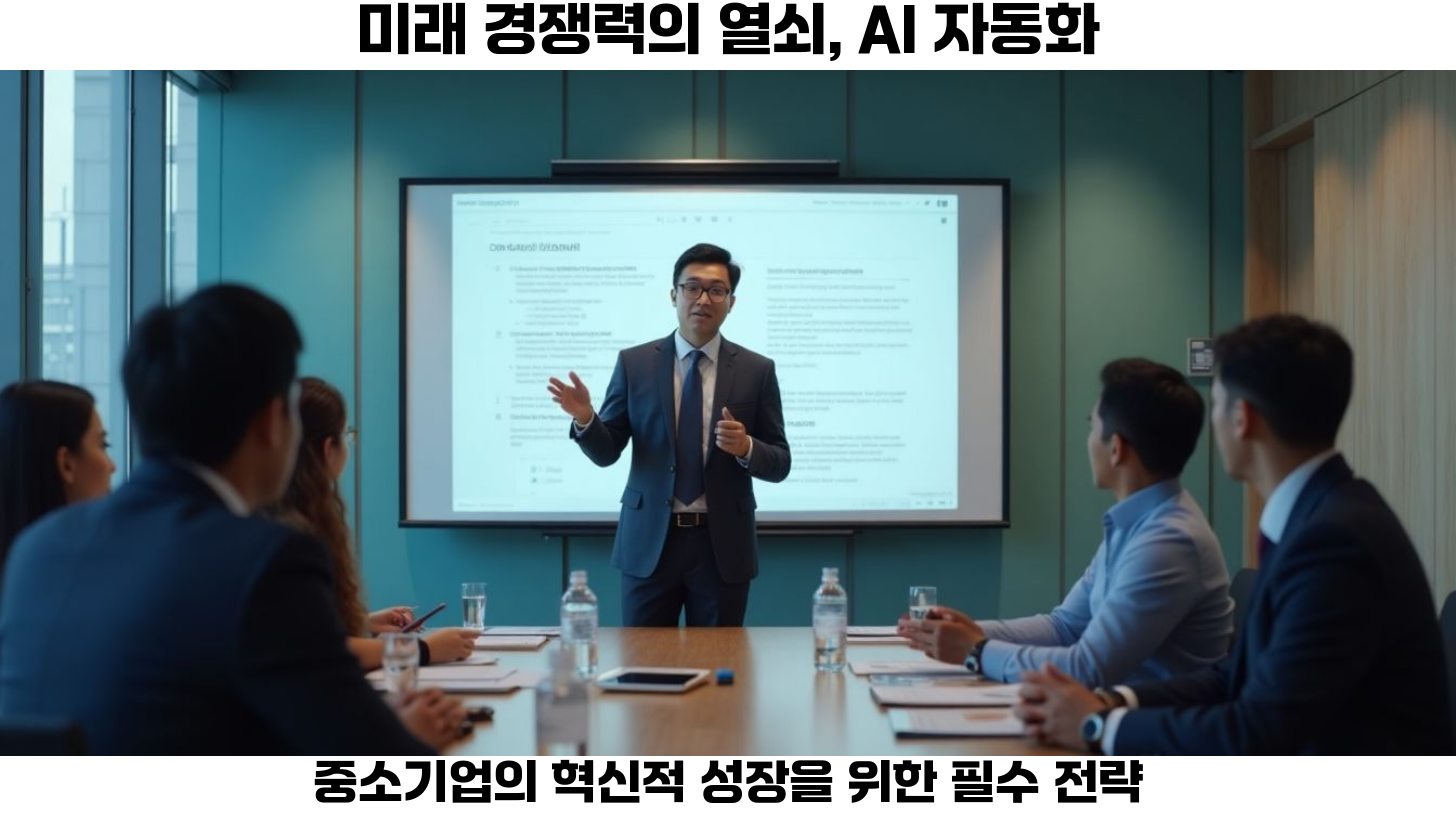 중소기업 위한 AI업무 자동화 플랫폼 활용 5 AI자동화 도입을 통한 업무 효율성 극대화 전략