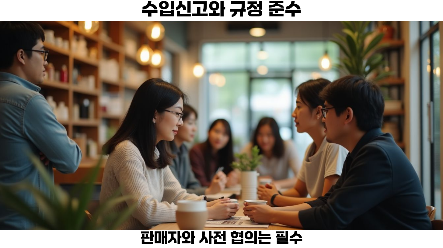 판매자와의 협의도 매우 중요한 요소입니다.