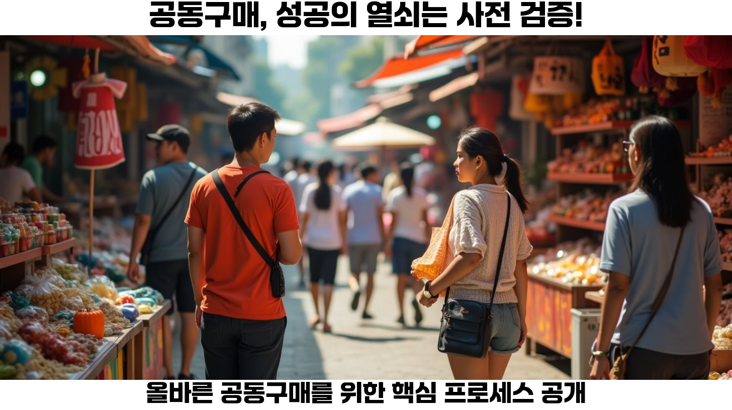공동구매 시작 전 꼭 알아야 할 사전 검증 프로세스 2 첫번째, 공동구매는 많은 소비자들에게 효율적이고 경제적인 구매 방식으로 자리잡고 있습니다.