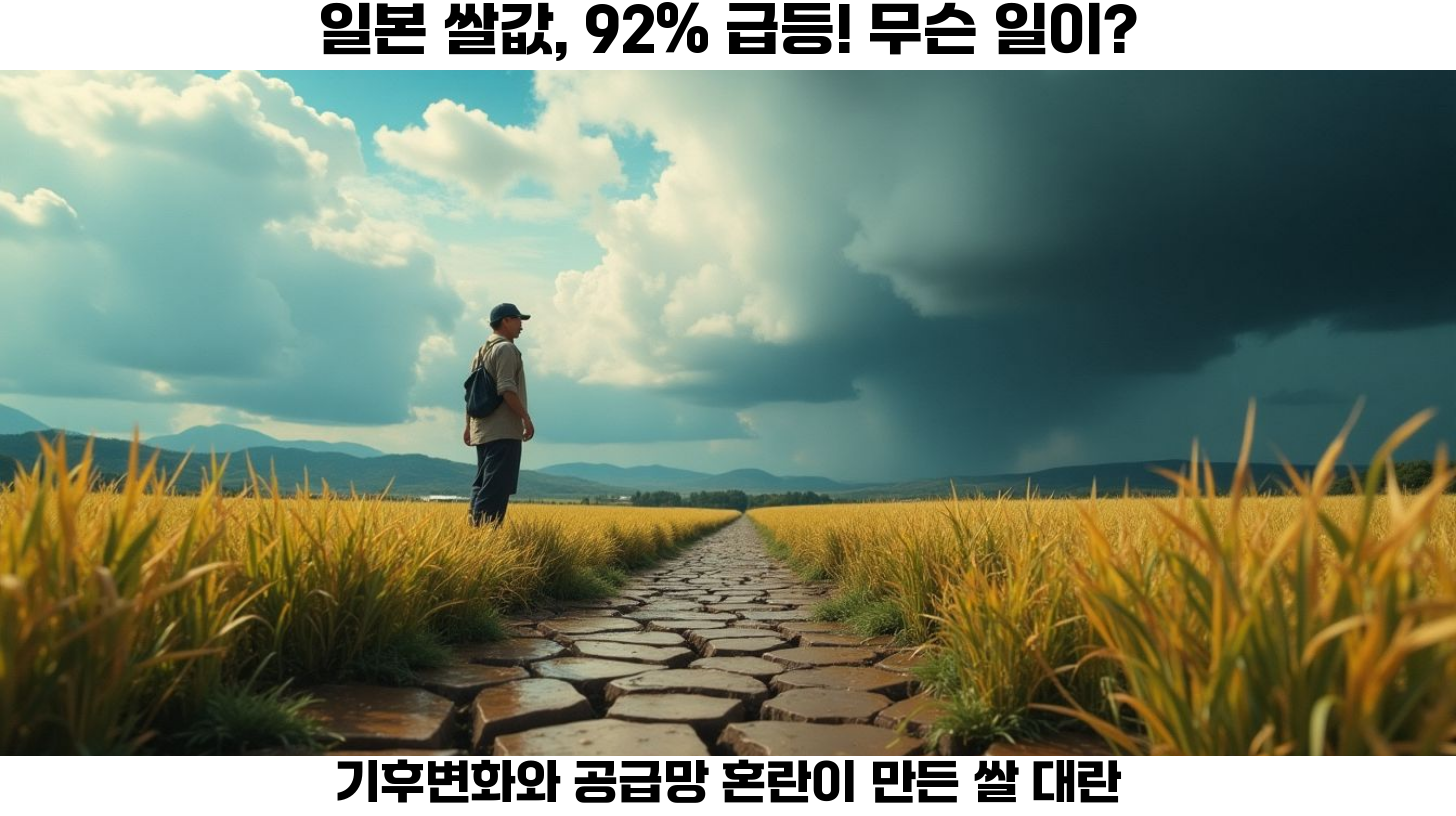일본 쌀값 급등