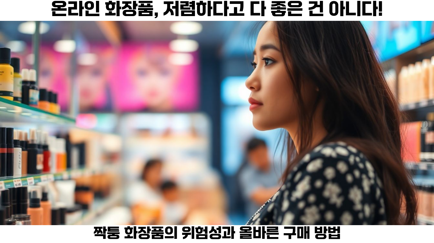 짝퉁 화장품 조심하세요: 저렴한 온라인 가격의 위험성 2 짝퉁 화장품, 어떻게 구별할까?
